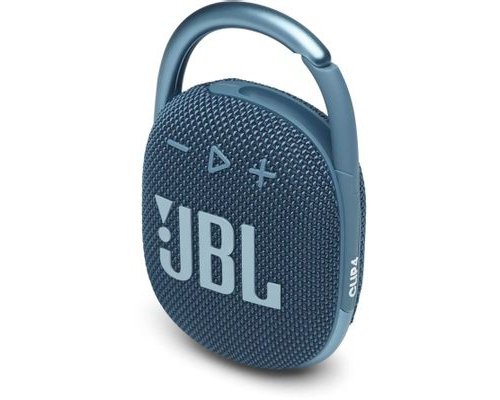 Колонка портативная JBL Clip 4, 5Вт, синий [jblclip4blu]