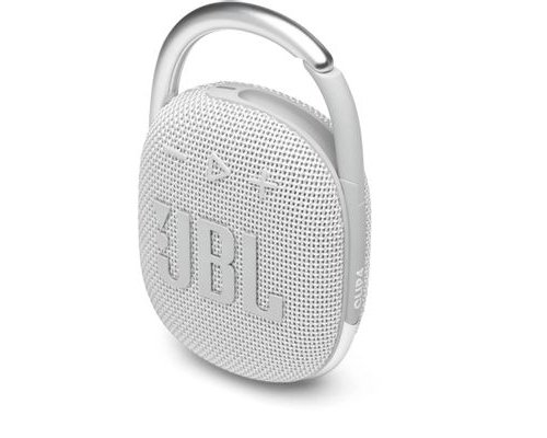 Portable acoustics JBL Clip 4, 5W, white [jblclip4wht]