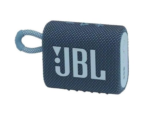 Колонка портативная JBL GO 3, 4.2Вт, синий [jblgo3blu]
