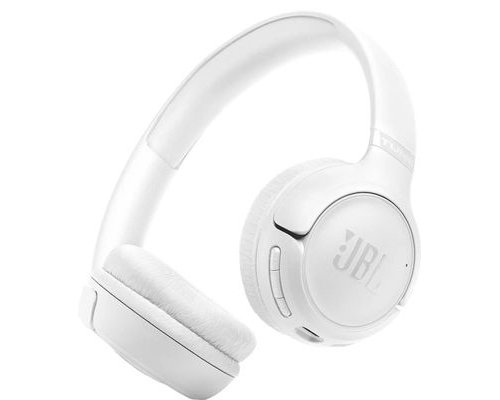 Наушники JBL Tune 530BT, Bluetooth, накладные, белый [jblt530btwht]