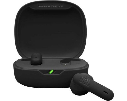 Наушники JBL Wave Flex 2, Bluetooth, вкладыши, черный [jblwflex2blk]