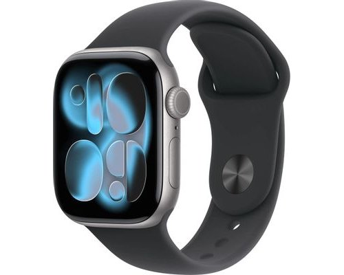 Смарт-часы Apple Watch Series 11 A3331, 42мм, черный/серый космос (2146643)