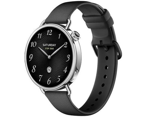 Смарт-часы Xiaomi Watch S4, 41мм, 1.32, черный/серебристый (2134806)