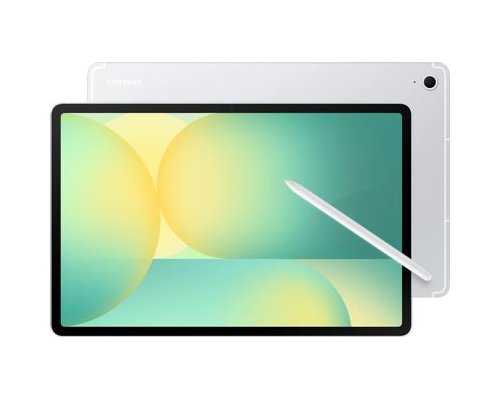 Планшет Samsung Galaxy Tab S10 FE+ SM-X626B 8/128 GB 1580 5G, 2880 x 1800, 90Гц, Android 15, со стилусом, серебристый (2088276)