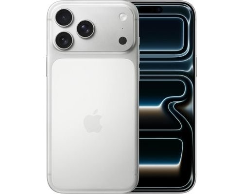Смартфон Apple iPhone 17 Pro Max 256Gb, A3526, NFC, OLED, 120Гц, серебристый (2154120)