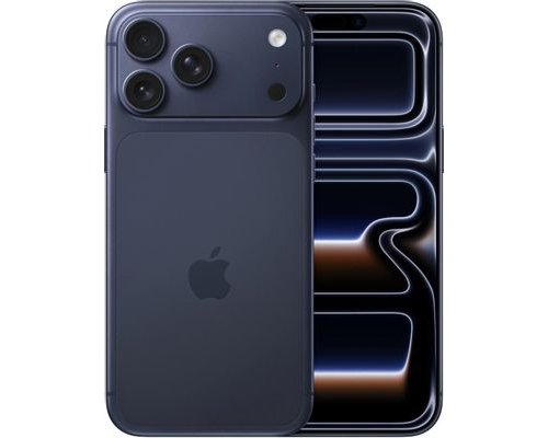 Смартфон Apple iPhone 17 Pro Max 256Gb, A3526, NFC, OLED, 120Гц, темно-синий