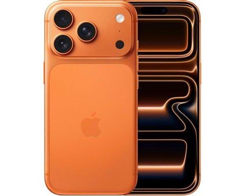 Smartphone Apple iPhone 17 Pro 512Gb, A3523, NFC, OLED, 120Hz, orange