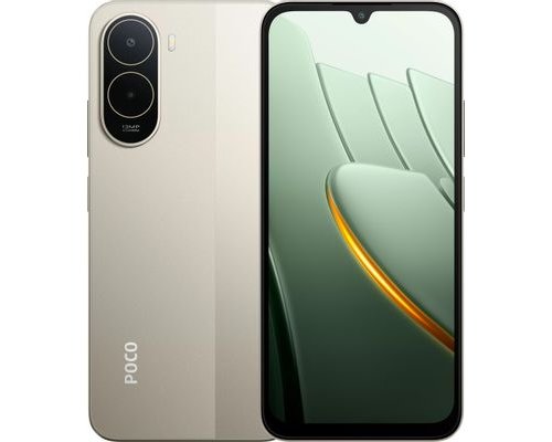 Смартфон Xiaomi Poco C81 Pro 4/128Gb, NFC, IPS, 120Гц, 6000мAч, золотистый