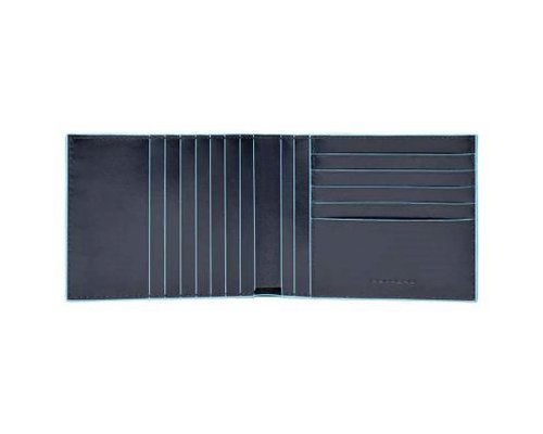 Men's wallet Piquadro Blue Square, blue, genuine leather