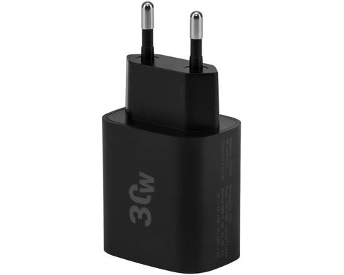 Устройство зарядное сетевое Digma DGW3C, USB-C, 30Вт, 3A, черный (1655945)