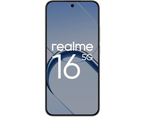 Смартфон Realme 16 5G 8/256Gb, RMX5171, NFC, AMOLED, 120Гц, 7000мAч, белый (2176156)