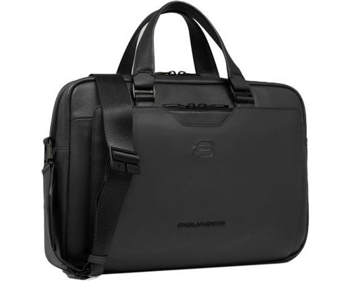 Men's business bag Piquadro Ael, genuine leather, black (2136424)