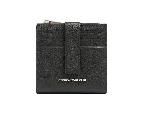 Case credit card Piquadro Patricia PP6843W140R/N, genuine leather, black (2090345)