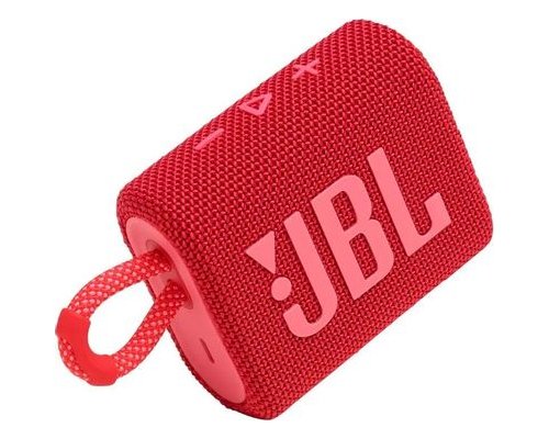Колонка портативная JBL GO 3, 4.2Вт, красный [jblgo3red]