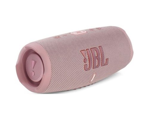 Колонка портативная JBL Charge 5, 40Вт, розовый [jblcharge5pink]