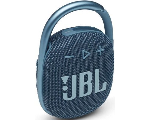 Колонка портативная JBL Clip 4, 5Вт, синий [jblclip4blu]