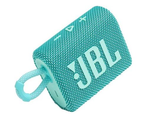 Колонка портативная JBL GO 3, 4.2Вт, бирюзовый [jblgo3teal]