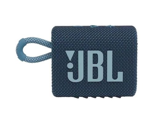 Колонка портативная JBL GO 3, 4.2Вт, синий [jblgo3blu]