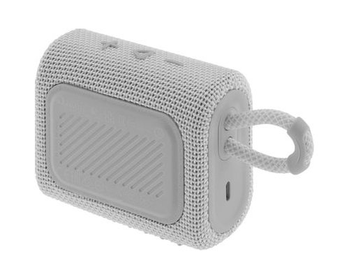 Колонка портативная JBL GO 3, 4.2Вт, белый [jblgo3wht]