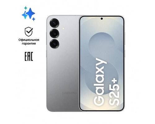 Смартфон Samsung Galaxy S25+ 12/512Gb, SM-S936B, NFC, AMOLED, 120Гц, 4900мAч, серый