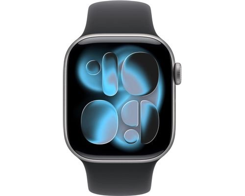 Смарт-часы Apple Watch Series 11 A3331, 42мм, черный/серый космос (2146643)