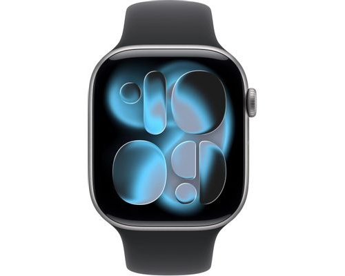 Смарт-часы Apple Watch Series 11 A3333, 46мм, черный/серый космос (2155877)
