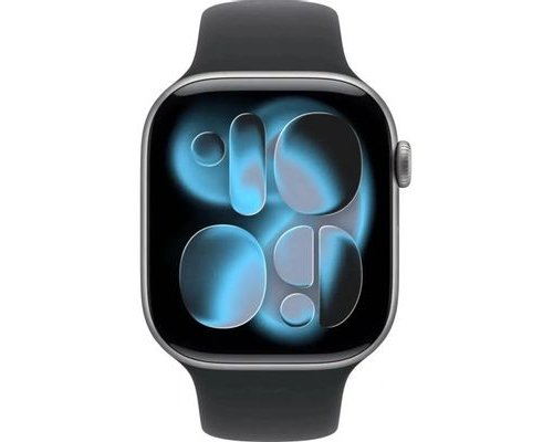 Смарт-часы Apple Watch Series 11 A3333, 46мм, черный/серый космос (2155875)