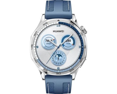 Смарт-часы Huawei Watch GT 5 Vili-B19W, 1.43, синий/серебристый (2054476)