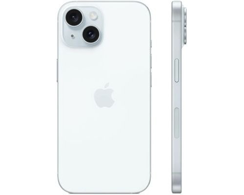 Смартфон Apple iPhone 15 128Gb, A3090, NFC, OLED, 60Гц, голубой
