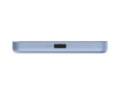 Аккумулятор внешний Xiaomi Super Slim Magnetic, 5000мAч, голубой (2156474)