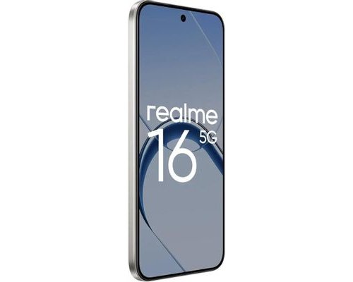 Смартфон Realme 16 5G 8/256Gb, RMX5171, NFC, AMOLED, 120Гц, 7000мAч, белый (2176156)