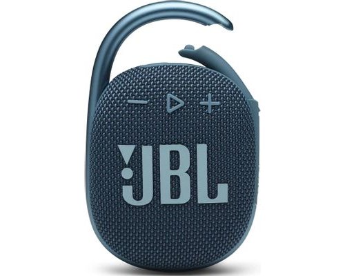 Колонка портативная JBL Clip 4, 5Вт, синий [jblclip4blu]