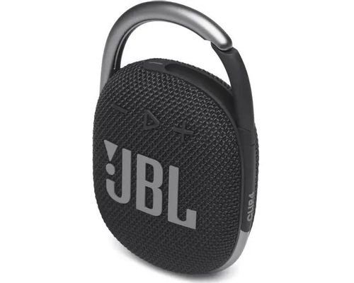 Колонка портативная JBL Clip 4, 5Вт, черный [jblclip4blk]