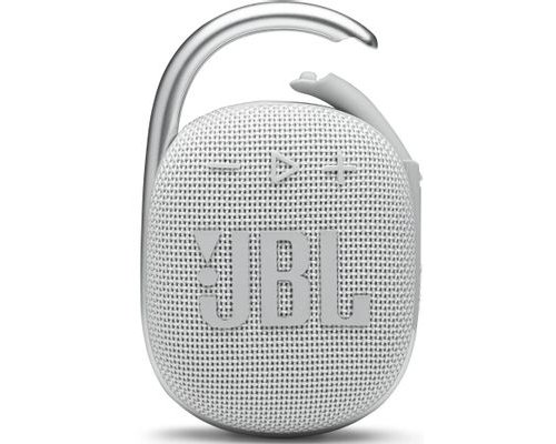 Portable acoustics JBL Clip 4, 5W, white [jblclip4wht]