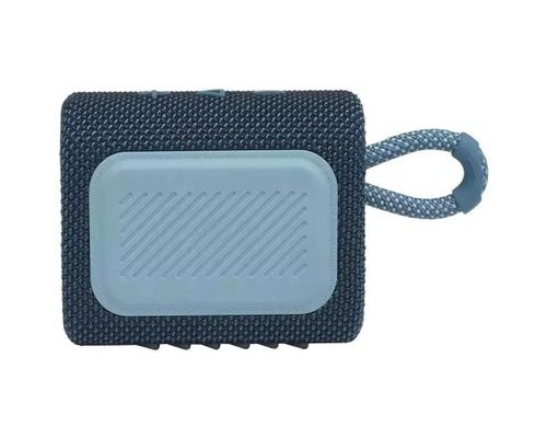 Колонка портативная JBL GO 3, 4.2Вт, синий [jblgo3blu]