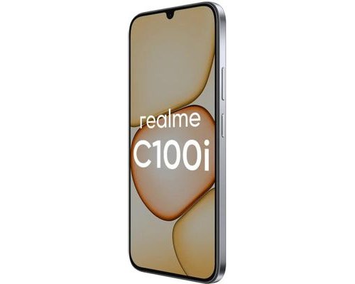 Смартфон Realme C100i 4/128Gb, RMX5377, NFC, IPS, 120Гц, 7000мAч, серебристый (2176158)
