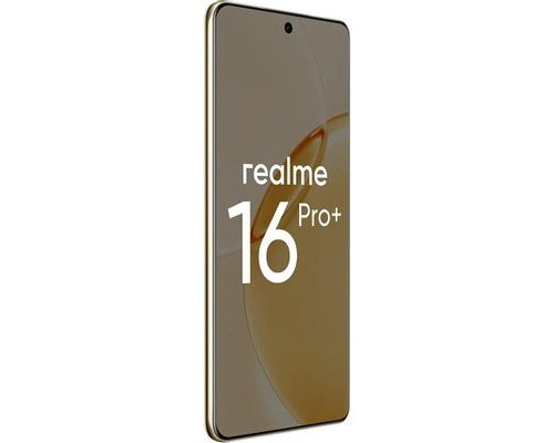 Смартфон Realme 16 Pro+ 8/256Gb, RMX5131, NFC, AMOLED, 144Гц, 7000мAч, золотистый (2164984)