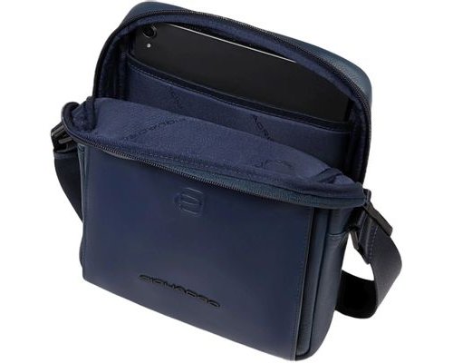 Men's bag Piquadro Ael, genuine leather, blue (2136391)