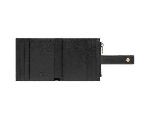 Case credit card Piquadro Patricia PP6843W140R/N, genuine leather, black (2090345)