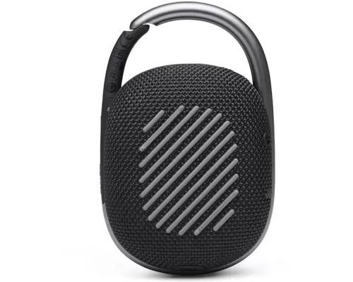 Колонка портативная JBL Clip 4, 5Вт, черный [jblclip4blk]