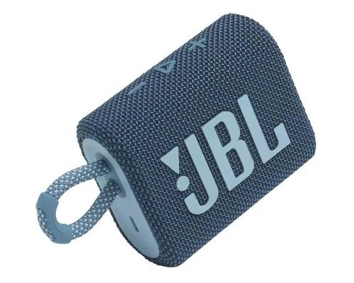 Колонка портативная JBL GO 3, 4.2Вт, синий [jblgo3blu]