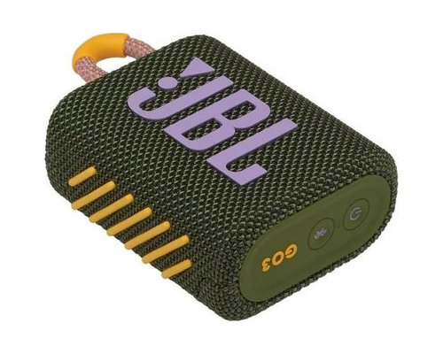Колонка портативная JBL GO 3, 4.2Вт, зеленый [jblgo3grn]
