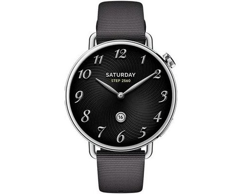 Смарт-часы Xiaomi Watch S4, 41мм, 1.32, черный/серебристый (2134806)