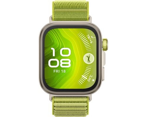 Смарт-часы Huawei Watch Fit 4 Pro Seiya-B29W, 1.82, зеленый/серебристый (2104732)