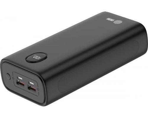 External battery Cactus CS-PBFSJA-30000, 30000mAh, black (2032372)