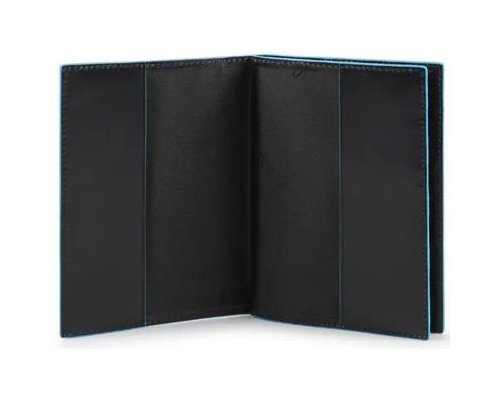 Обложка для документов Piquadro Blue Square, натуральная кожа, черный (1554592)
