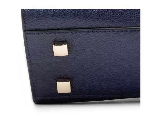 Women's business bag Piquadro Patricia, genuine leather, dark blue (2136308)