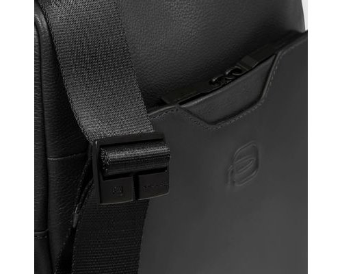 Сумка мужская Piquadro Ael, кожа натуральная, черный (2136392)