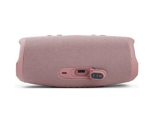 Колонка портативная JBL Charge 5, 40Вт, розовый [jblcharge5pink]