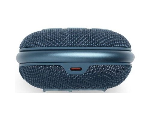 Колонка портативная JBL Clip 4, 5Вт, синий [jblclip4blu]